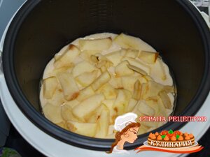 пирог с яблоками